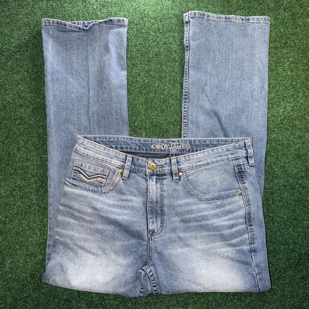 Cody James Blue Jeans Men's Size 36x34 Straight Leg - Picture 6 of 6
